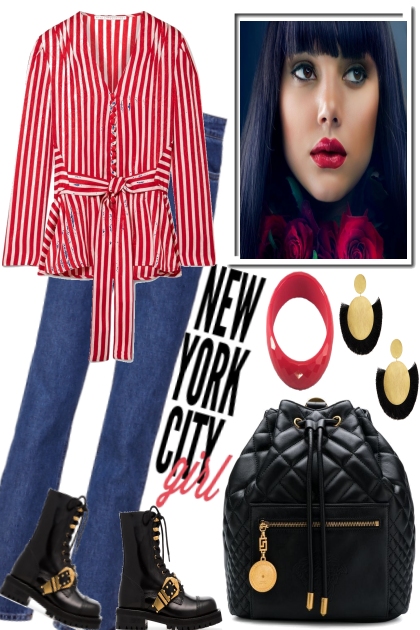 PRETTY GIRL IN NYC- Combinazione di moda