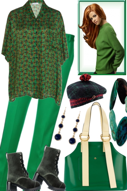SHE LIVES IN THE GREENS- Fashion set