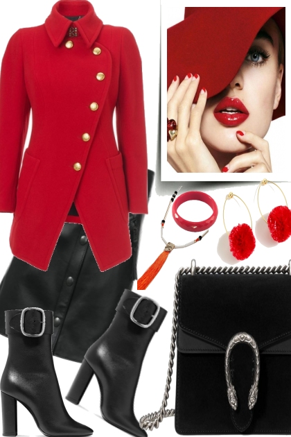 WEAR YOUR RED HAT- Fashion set