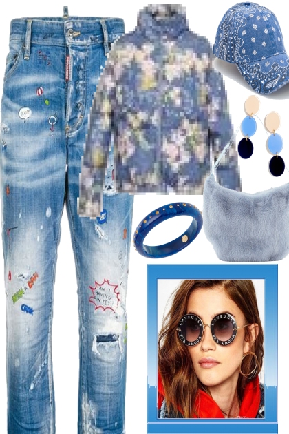.COMFY IN JEANS- Fashion set