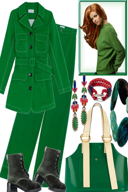 DISCOVER THE CITY IN GREEN- Fashion set