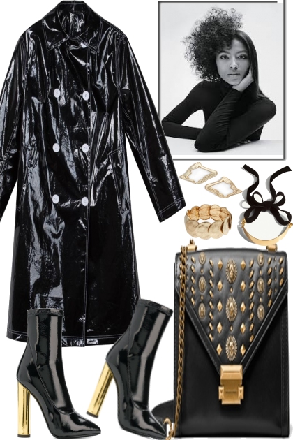 SOME GOLD, SOME BLACK- Fashion set