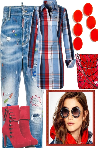 .EASY IN JEANS- Fashion set