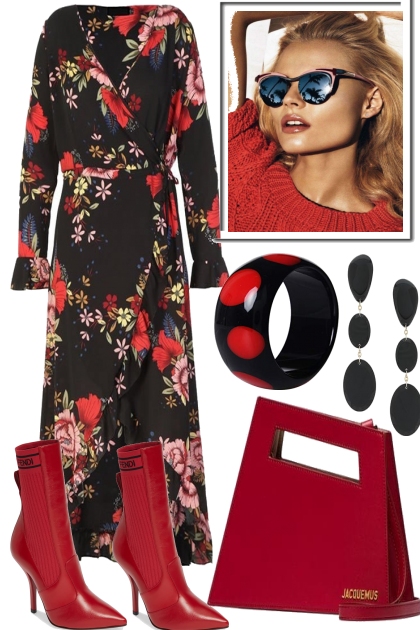 SPEND THE FALL IN FLOWERS- Fashion set