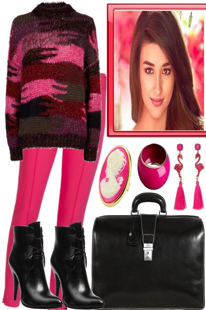 PINK UP THE OFFICE- Fashion set