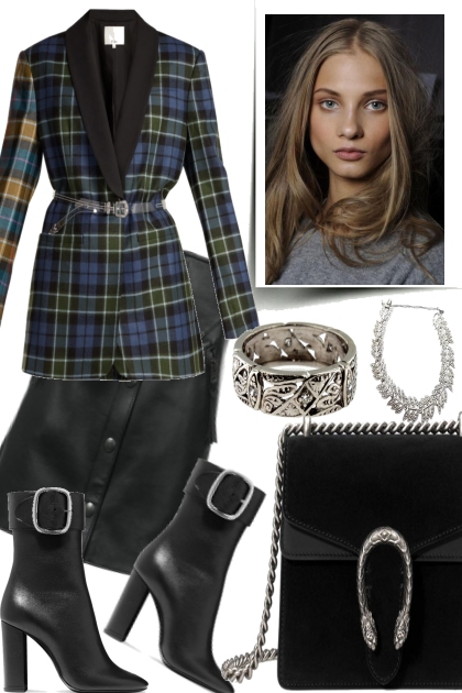 LOVELY WITH PLAIDS- Fashion set