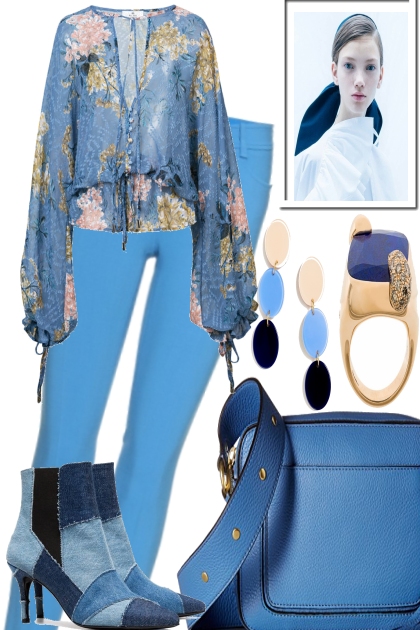 WONDERFUL BLUES- Fashion set