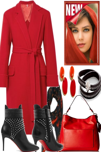 THE RED AND THE BLACK- Fashion set