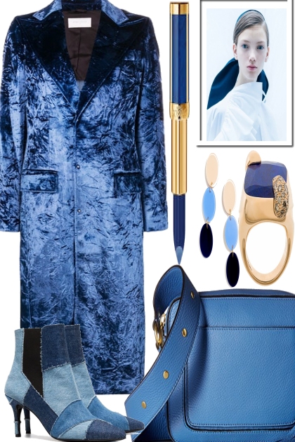 GET THE CITY BLUES- Combinazione di moda