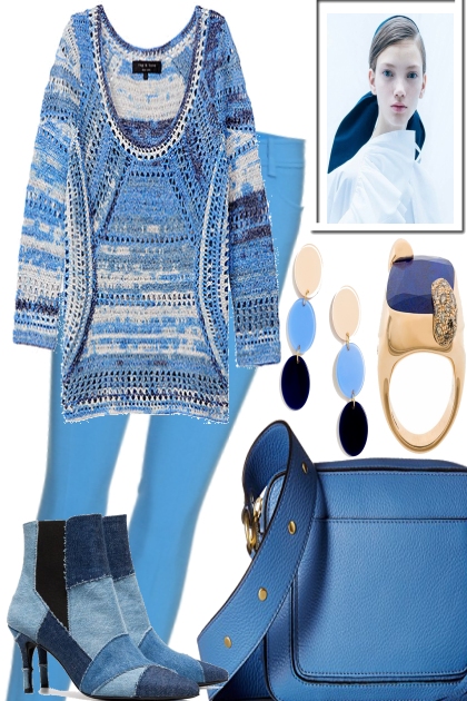 THE BLUES IN THE CITY- Combinaciónde moda