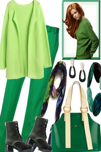 LIVING IN THE GREENS- Fashion set