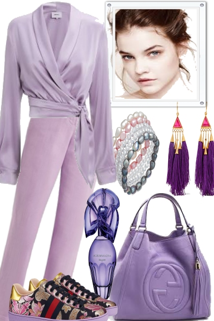 LAVENDER IN THE CITY- Combinazione di moda