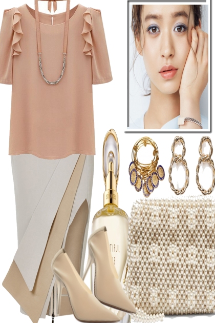 ELEGANT FOR LUNCH- Fashion set