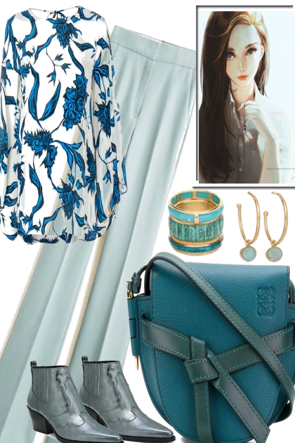 SO AQUA, SO BLUE- Fashion set