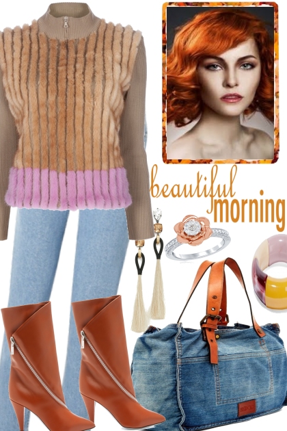 BEAUTIFUL MORNING, BEAUTIFUL IN JEANS- Fashion set