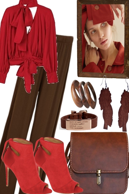 RED FOR BROWNIES- Fashion set