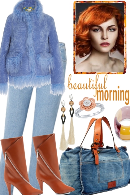 THE BLUES, WARM AND COSY- Fashion set