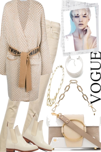 WINTER WHITE MAKE THE DAYS A BIT BRIGHT- Combinazione di moda