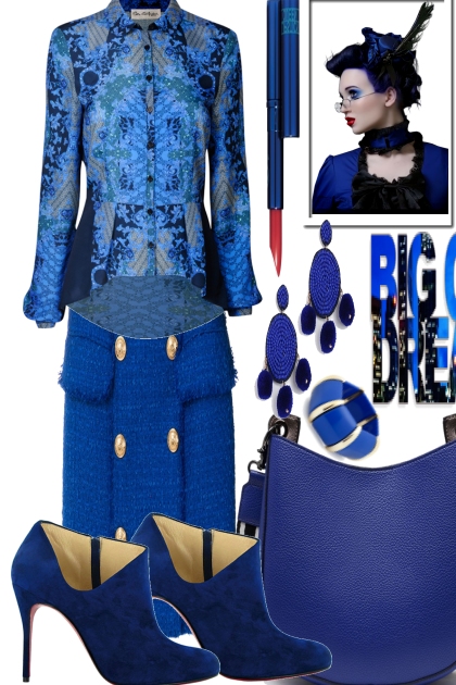WUNDERFUL THE BLUES- Combinazione di moda