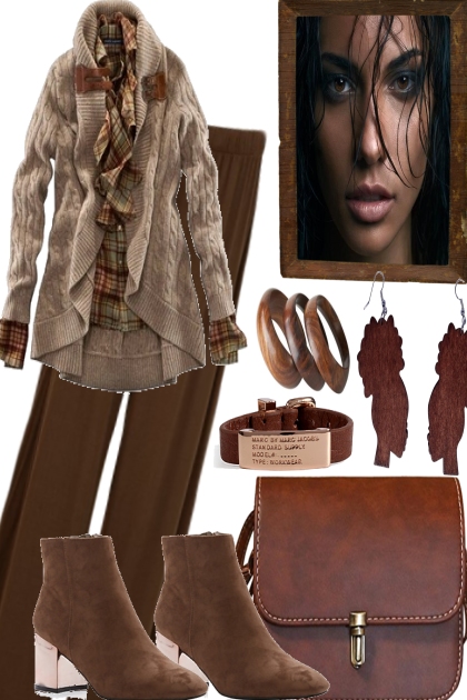 THE LADY WEARS BROWN- Fashion set