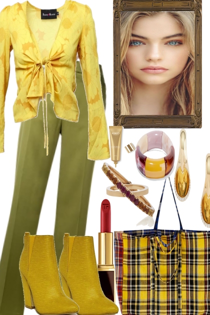 CASUAL IN YELLOW- Modna kombinacija