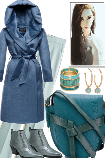 THE AQUA BLUES- combinação de moda
