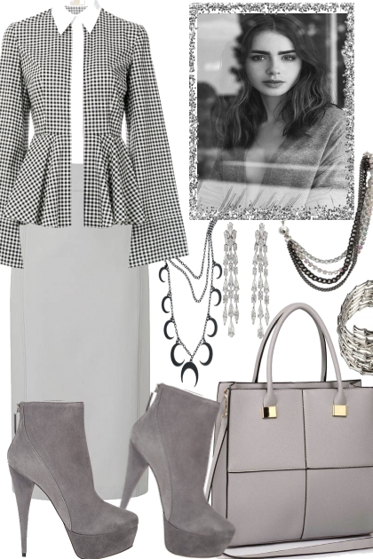 SO GREY, SO CHIC- Combinazione di moda