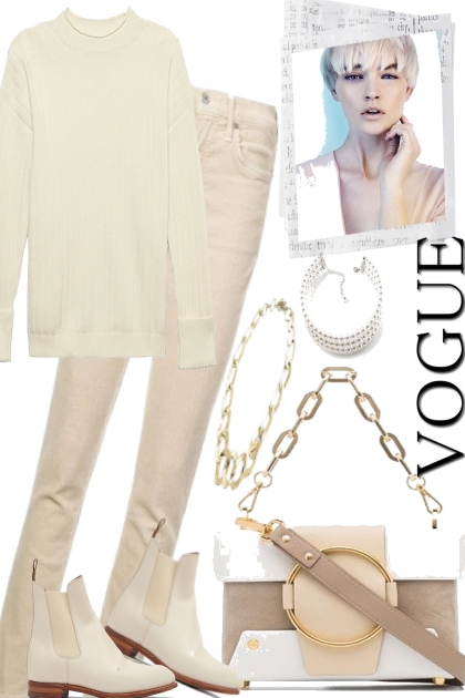 WINTER IN WHITE- Combinazione di moda