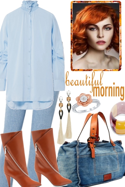 BEAUTIFUL MORNING IN JEANS- Fashion set