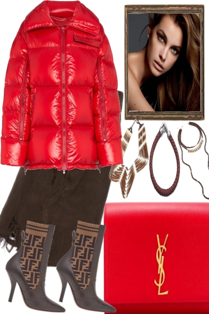 BROWNIES IN RED- combinação de moda