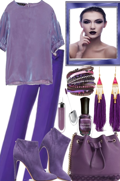 Pretty purple girl- Modna kombinacija