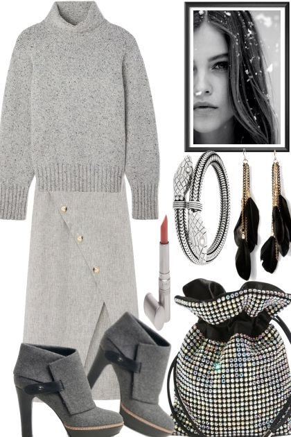 Rain and grey days- Combinazione di moda