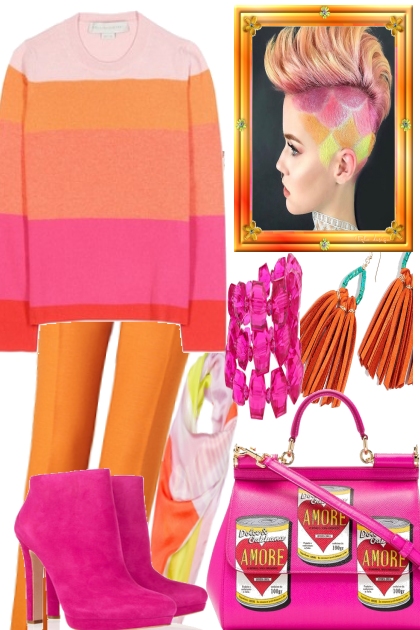 NEXT SPRING WITH PINK- Fashion set