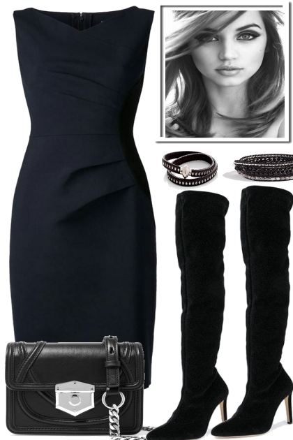 BLACK IS ALWAYS ELEGANT- Fashion set