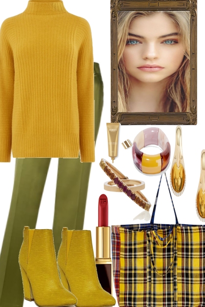 ON THE YELLOW SIDE- Fashion set