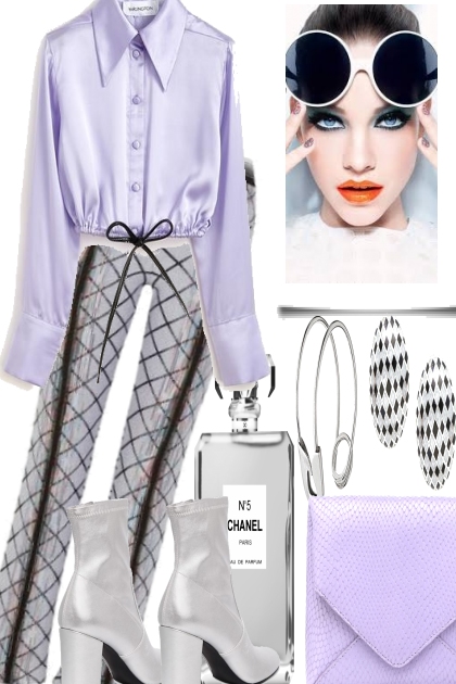The night is silver and lavender- Combinaciónde moda