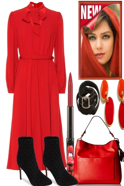 NOT BAD, RED- Fashion set