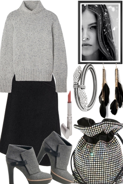 BIT CASUAL AND SILVER FOR SOME GLAMOUR- Combinaciónde moda