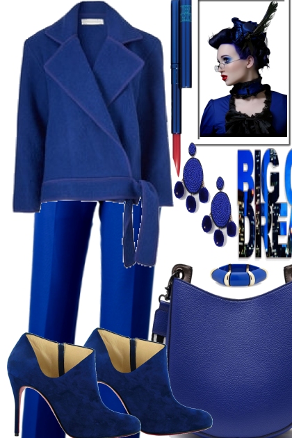 TIME FOR THE BLUES- Combinazione di moda