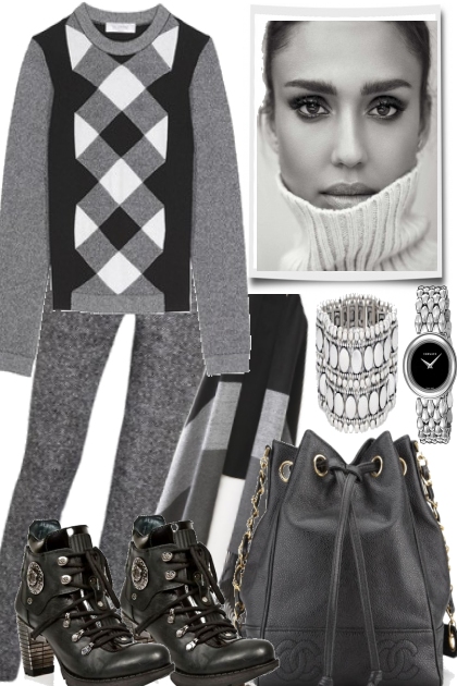 PUT YOUR GREYS ON AND LET´S GO- Fashion set