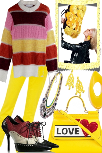 COLOR BLOCK AND SUNSHINE- Combinaciónde moda