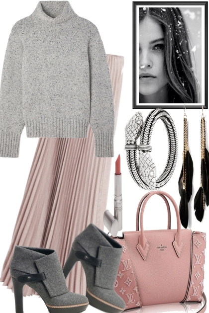  PASTEL & GREY .- Fashion set