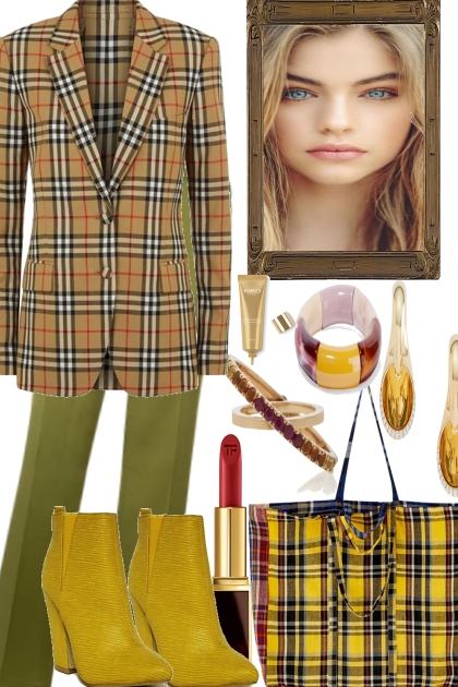 PLAIDS IN THE  CITY- Fashion set