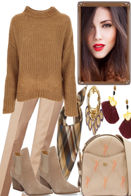 LOOK NICE IN BEIGE- Combinaciónde moda