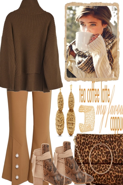 NOTHING WITHOUT COFFEE- Fashion set