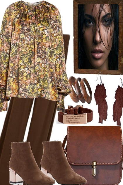 Beauty in brown- Fashion set