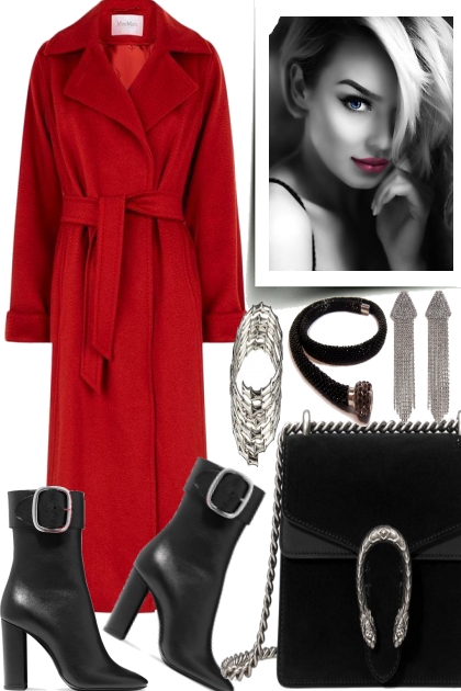 A Red Coat- Fashion set