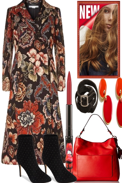 The Winter with Flowers- Combinaciónde moda