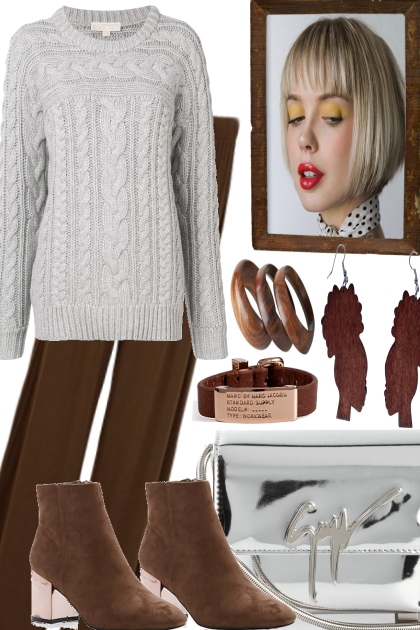 Brownies and grey winter days- Fashion set