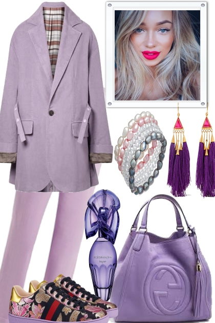 SPRING IN LAVENDER FIELDS- Combinazione di moda